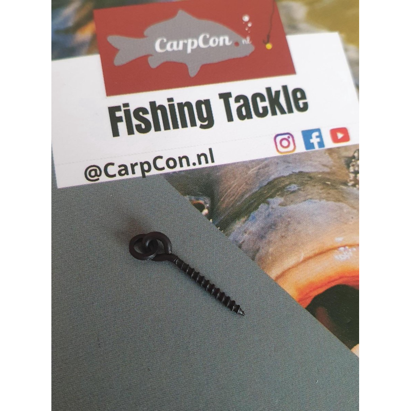 CarpCon Bait Screws w/ ring (meerdere varianten) - 10 stuks — Long (17mm)