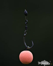 CarpCon handgemaakte Circle Hook Spinner Rigs Hook Section - 2 stuks — #4