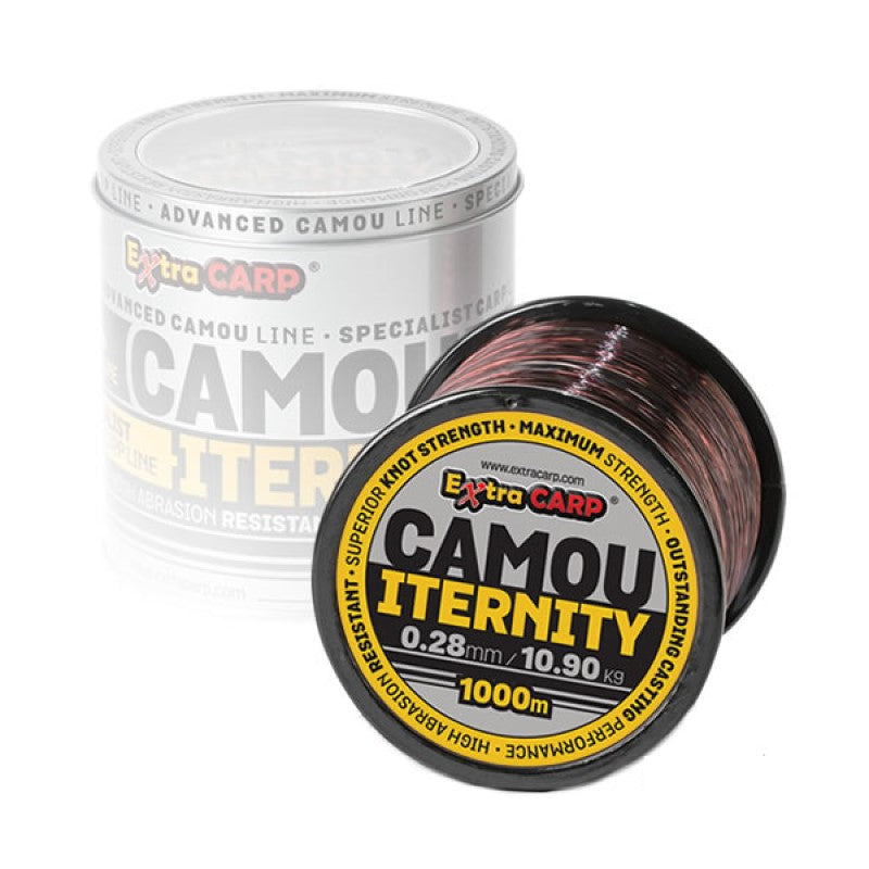 Extra Carp Camou Iternity Nylon vislijn - 1000m (verschillende varianten)