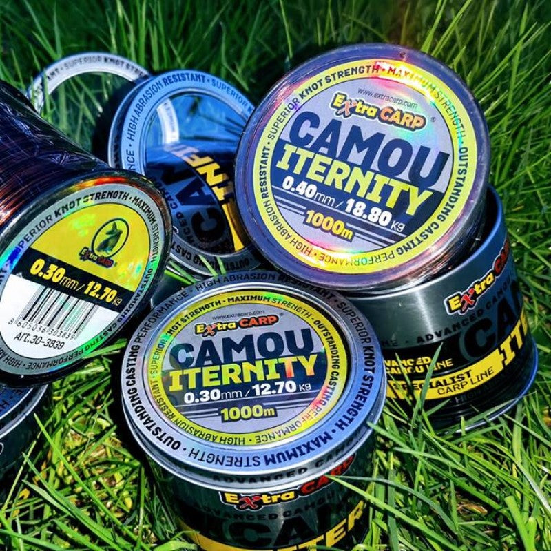 Extra Carp Camou Iternity Nylon vislijn - 1000m (verschillende varianten)