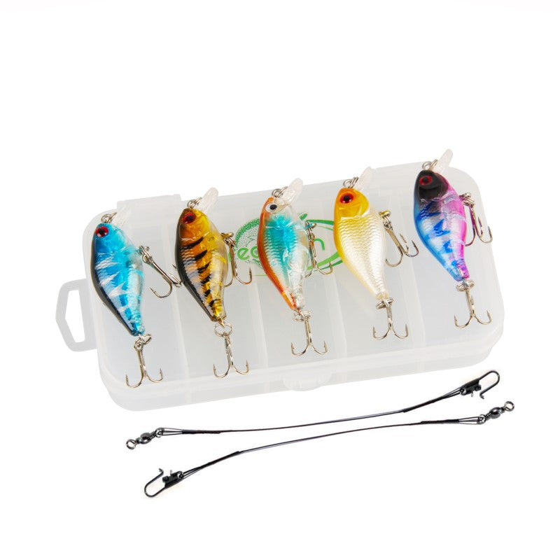 PredaCon Crankbait Set incl. stalen onderlijnen - 8-delig - 4.5cm