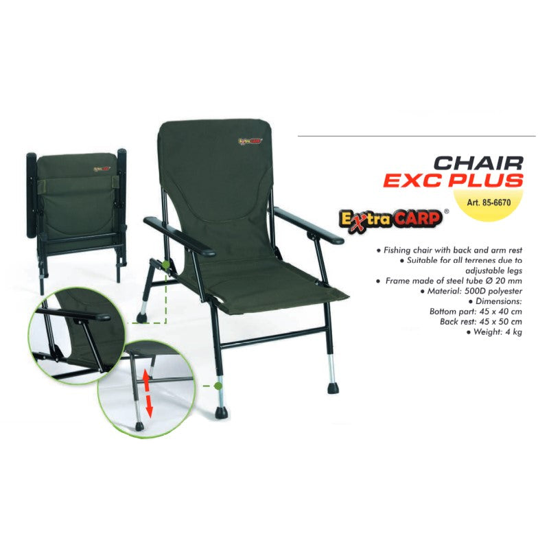 Extra Carp EXC Chair PLUS met Armleuningen