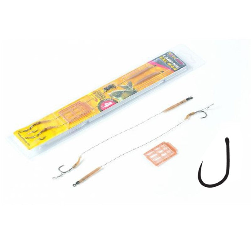 Extra Carp Rig EXC 333 BARBLESS - 2 stuks (Meerdere Haakmaten)