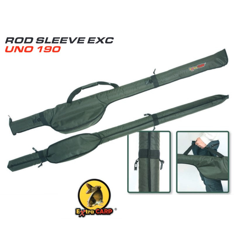 Extra Carp Rod Sleeve 'Uno 190' - Foudraal voor 1 Hengel - 190cm