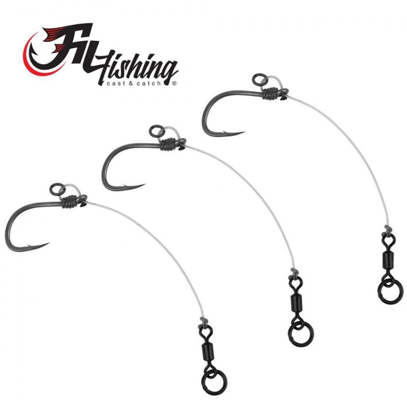 Fil Fishing Chod Rigs Fil 808 - 3 stuks (Meerdere Haakmaten)