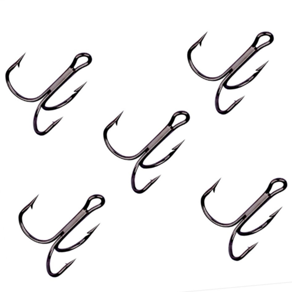 Fil Fishing Filex Treble Hook - 10 stuks - Zwart (Meerdere Haakmaten)