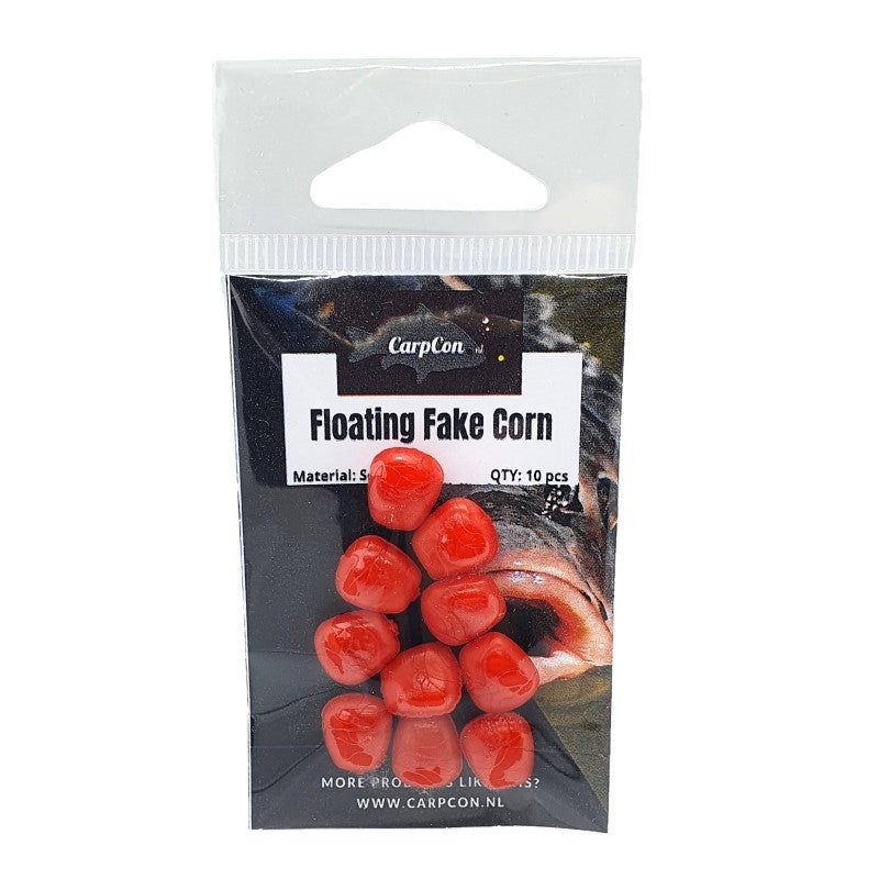 CarpCon Pop-Up Fake Corn (soft) 'Rood' - 10 stuks