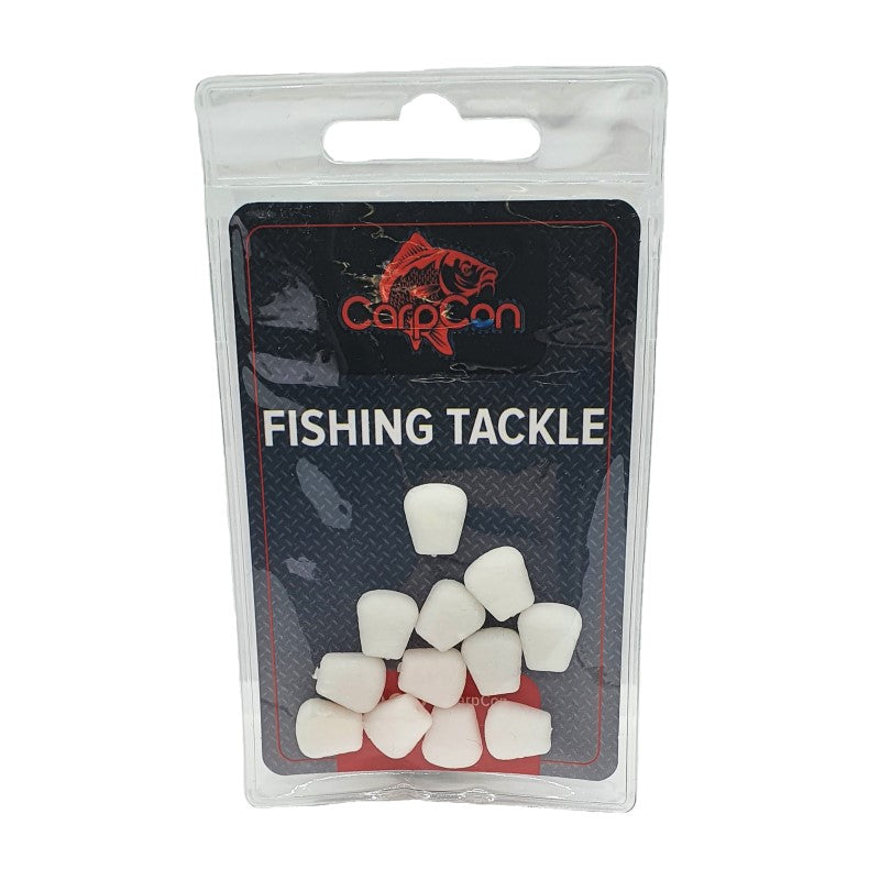 CarpCon Slow-Sinking Fake Corn 'White Milky Cream' - 12 stuks