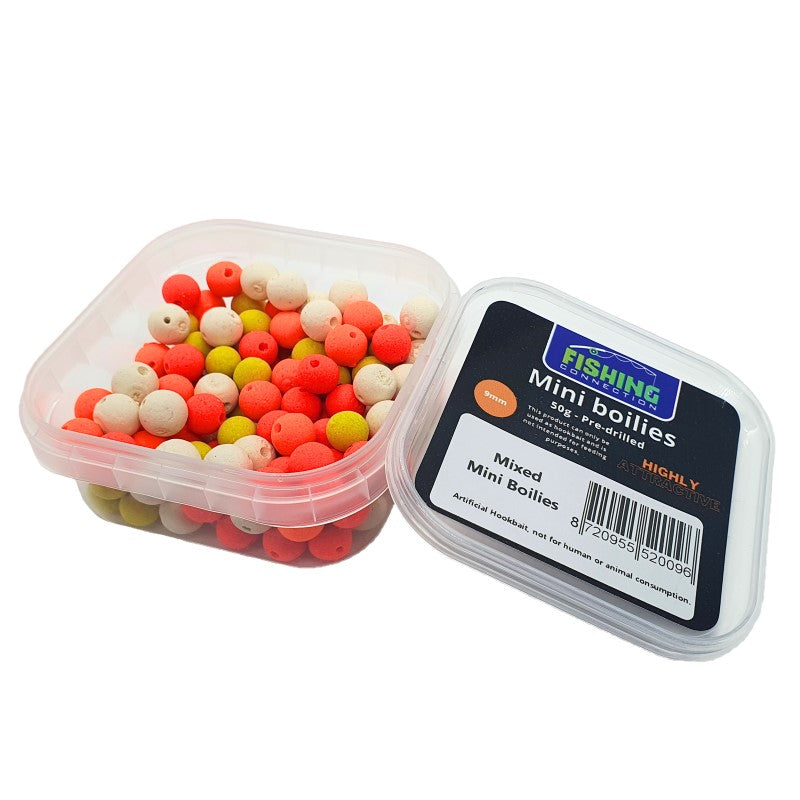 FC Mini Boilies (pre-drilled) 'Mix' 9mm - 50g