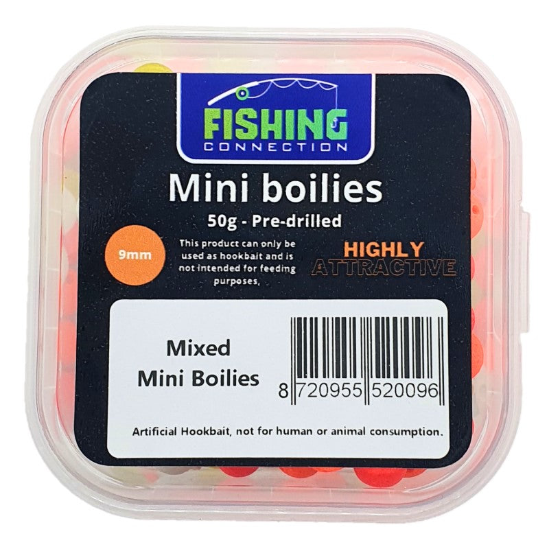 FC Mini Boilies (pre-drilled) 'Mix' 9mm - 50g