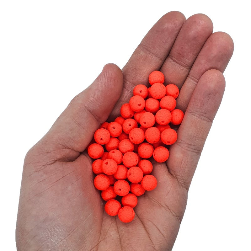 FC Mini Boilies (pre-drilled) 'Garlic Meat' 9mm - 50g