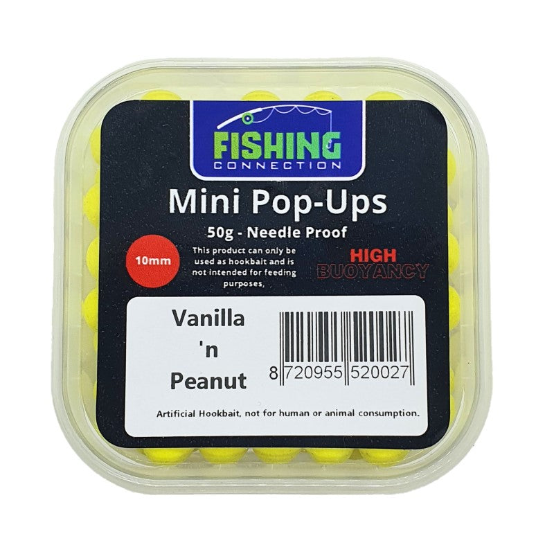 FC Mini Fluo Pop-Ups 'Vanilla 'n Peanut' 10mm - 50g