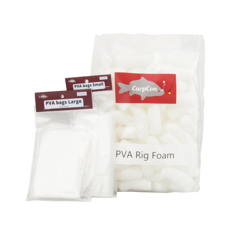 CarpCon PVA Action Pack - PVA Rig Foam + 2x20 PVA Zakjes