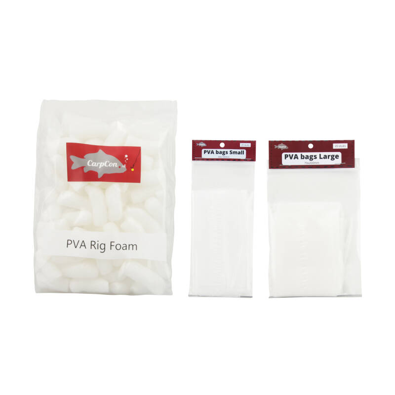 CarpCon PVA Action Pack - PVA Rig Foam + 2x20 PVA Zakjes