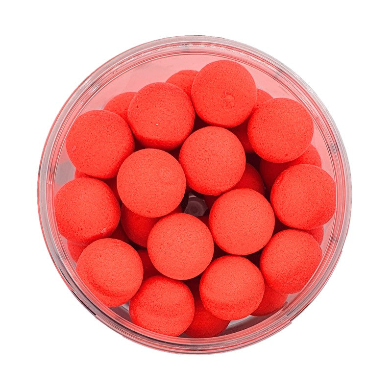 CarpCon High Attract Fluo Pop-Ups 'Strawberry' - 15mm (70g)