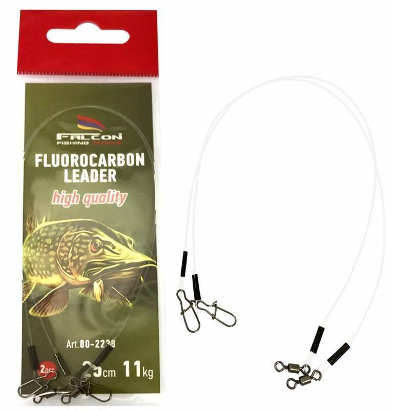 Falcon Fluorocarbon Leader - 2 stuks (meerdere varianten) — 7kg - 2 stuks