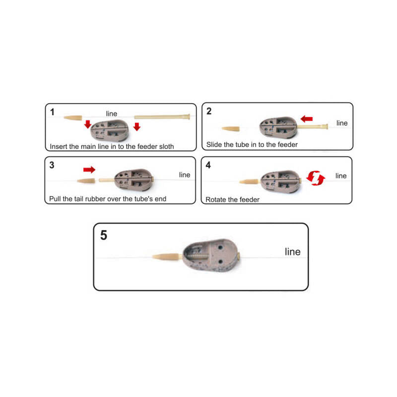 Fil Fishing Filex Quick Change Flat Method Feeder (Meerdere gewichten)