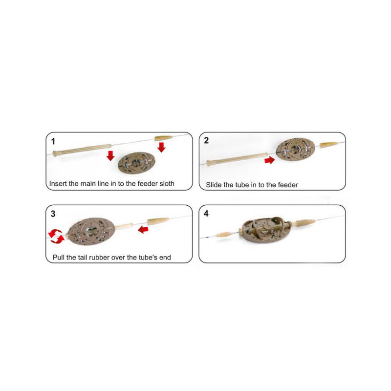 Fil Fishing Filex Quick Change Method Feeder (Meerdere gewichten)