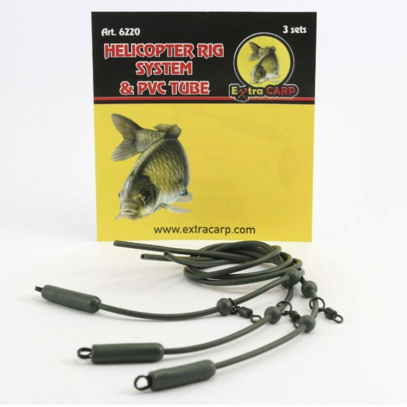 Extra Carp Helicopter Rig System & PVC Tube - 3 sets