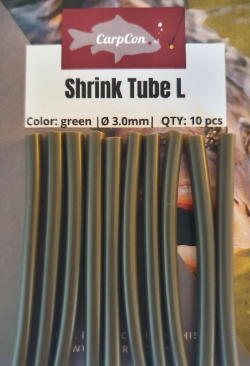 CarpCon Shrink Tube 'Green' - 10 stuks (meerdere varianten) — Large - 3mm