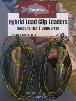 CarpCon Hybrid Lead Clip Leadcore Leaders