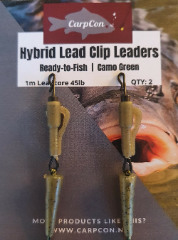 CarpCon Hybrid Lead Clip Leadcore Leaders