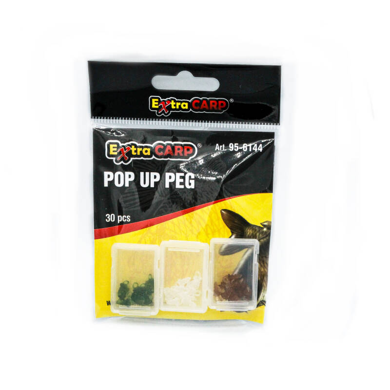 Extra Carp Pop Up Peg - 30 stuks (3x 10 stuks) - Bait Screws