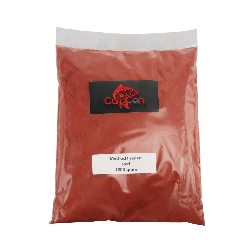 CarpCon Method Feeder Grondvoer 'Robin Red' — 500g