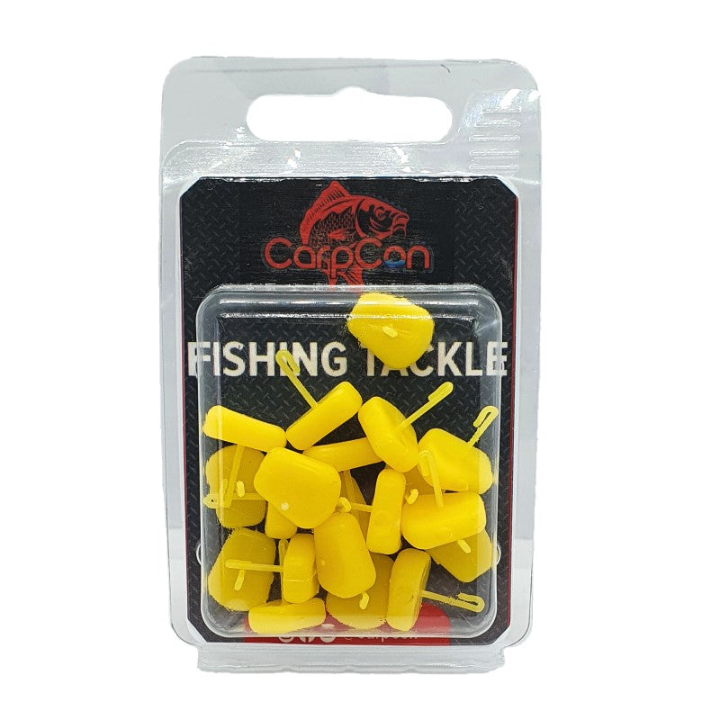 CarpCon Pop-Up Corn Stops 'Yellow' - 20 stuks